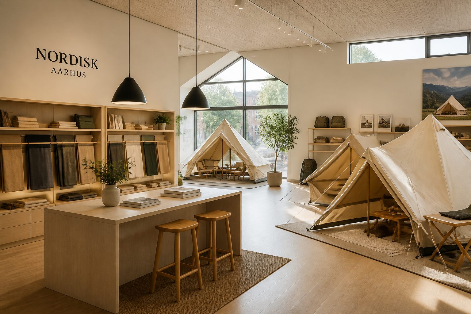 Fjord Tents showroom Aarhus