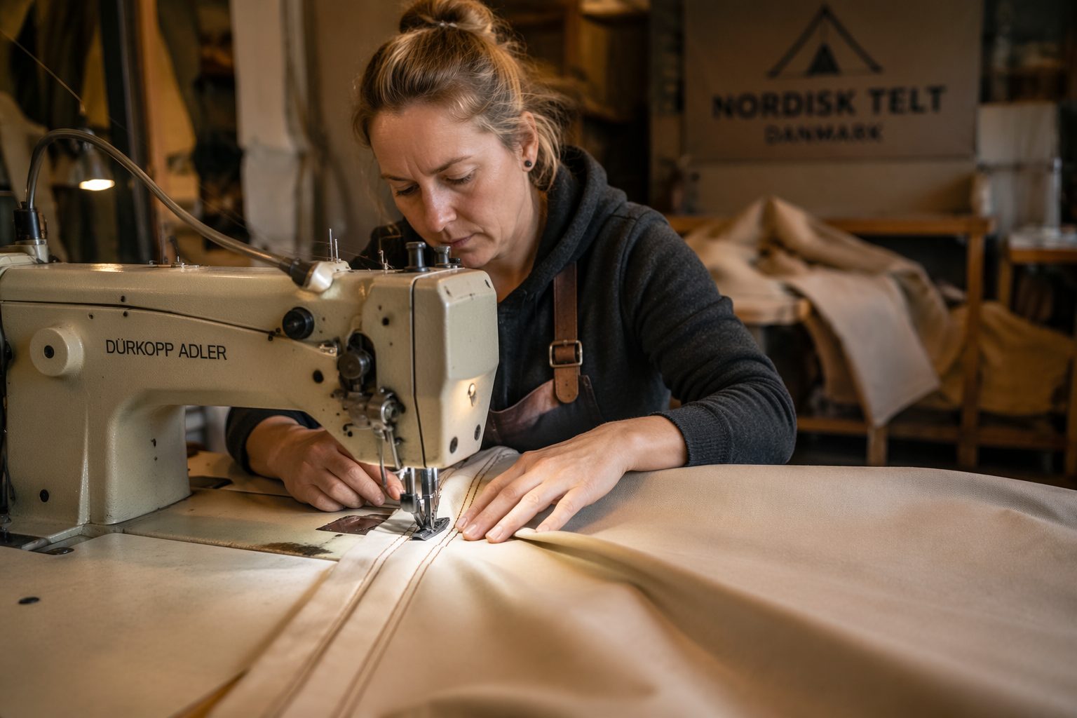 Canvas sewing manufacturing