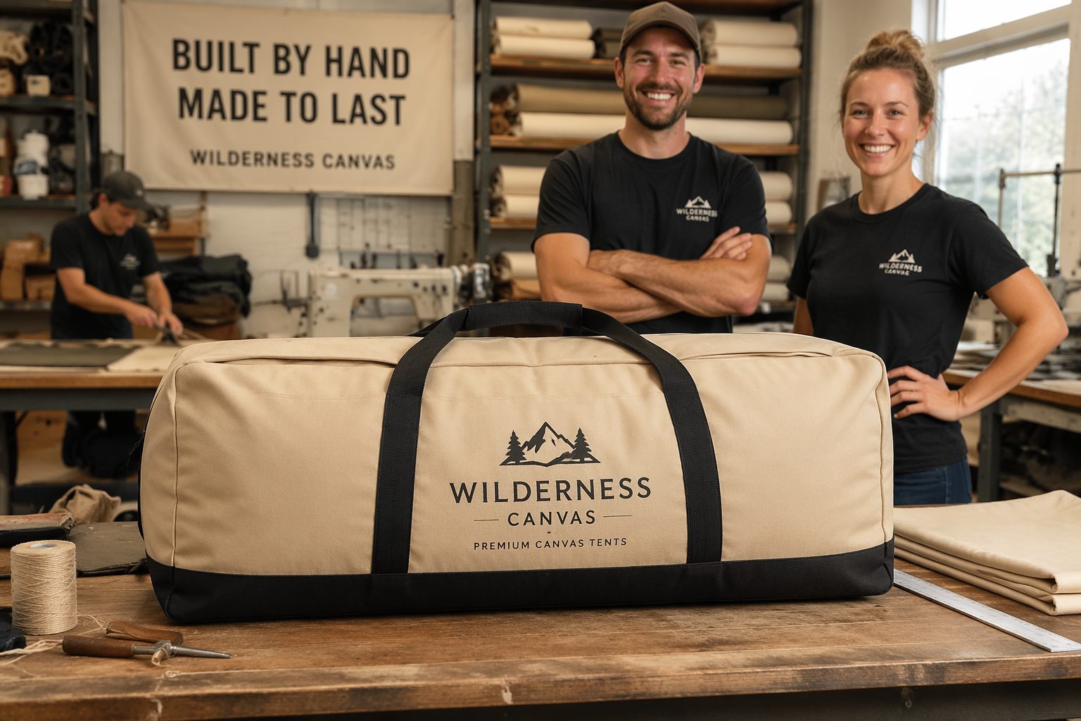 Tent delivery packing